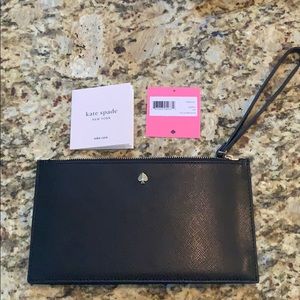 Kate Spade Mila Wristlet Black